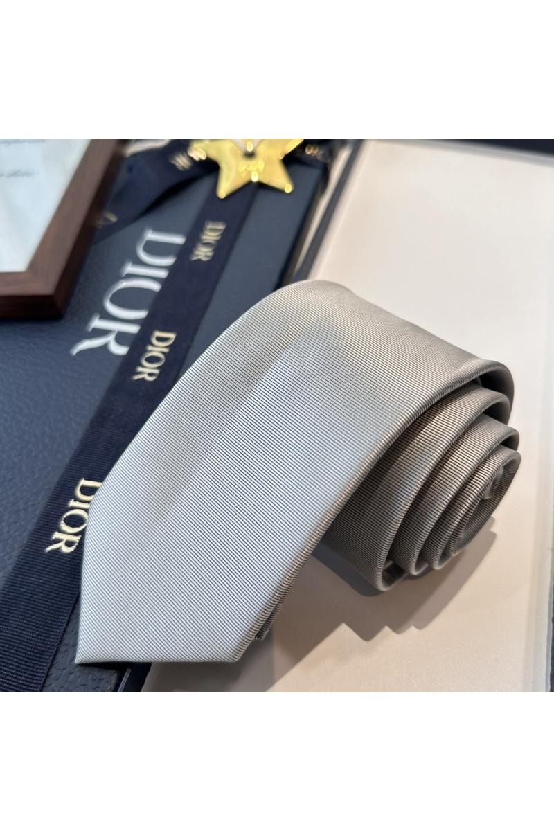 Dior Галстук logo-embroidered premium - Grey