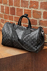 Дорожная сумка Keepall Monogram Eclipse 50x28 см