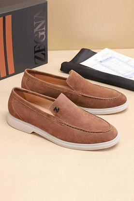 Мужские замшевые лоферы 