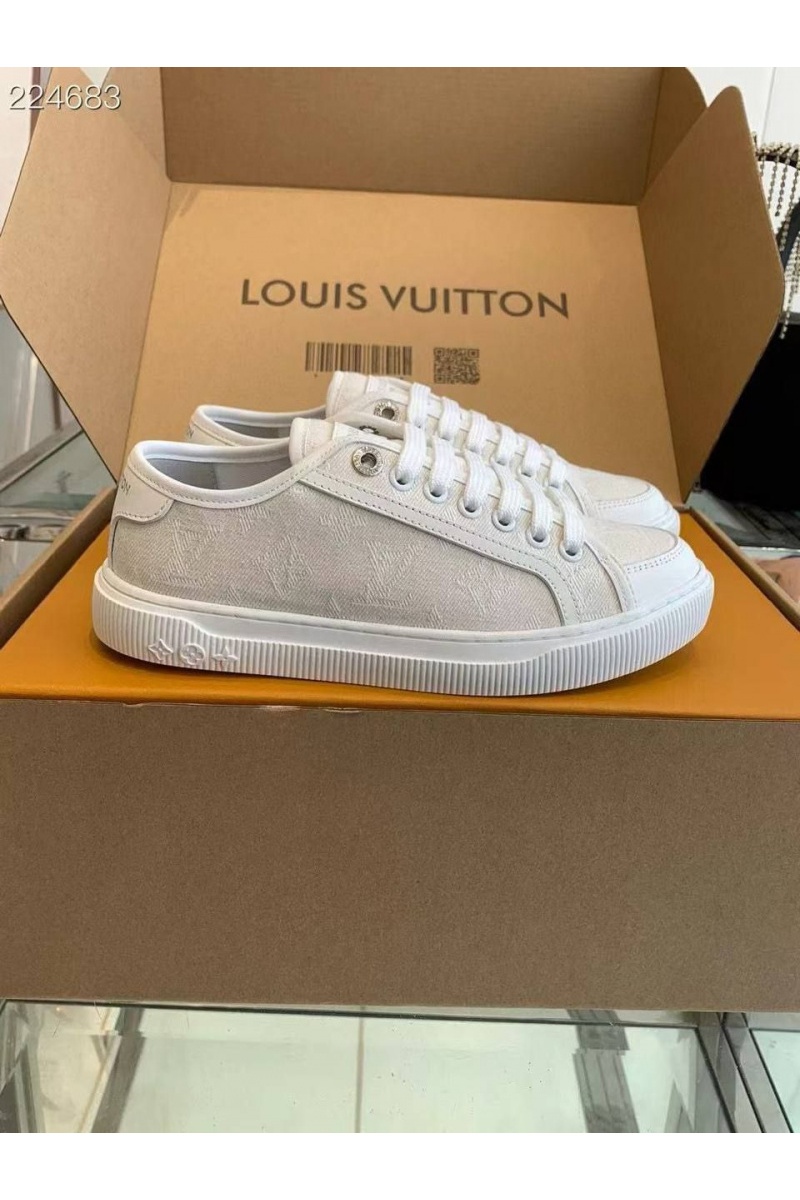 Lоuis Vuittоn Женские комбинированные кеды Premium - White