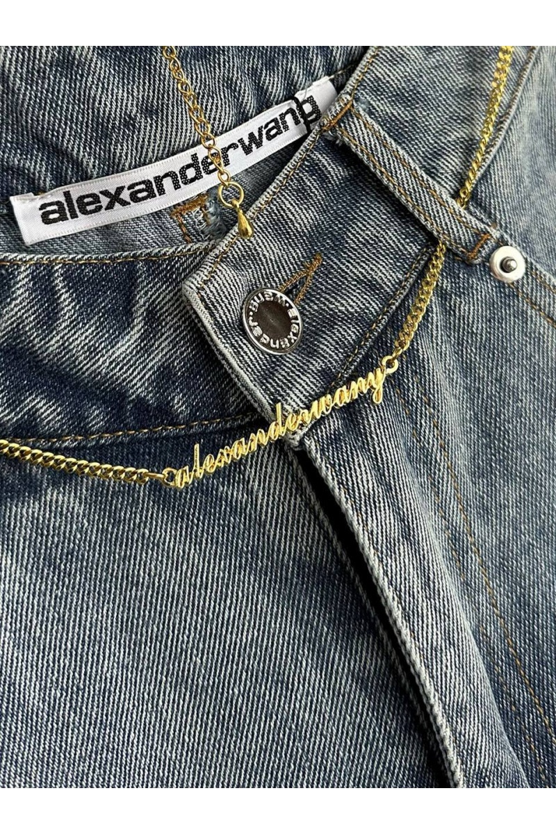 Alexander Wang  Женские джинсы синего цвета
