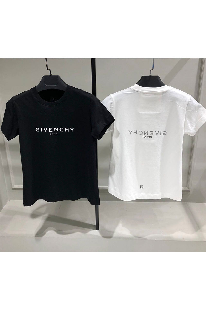 Givenchy Женская футболка reversal logo-print - White