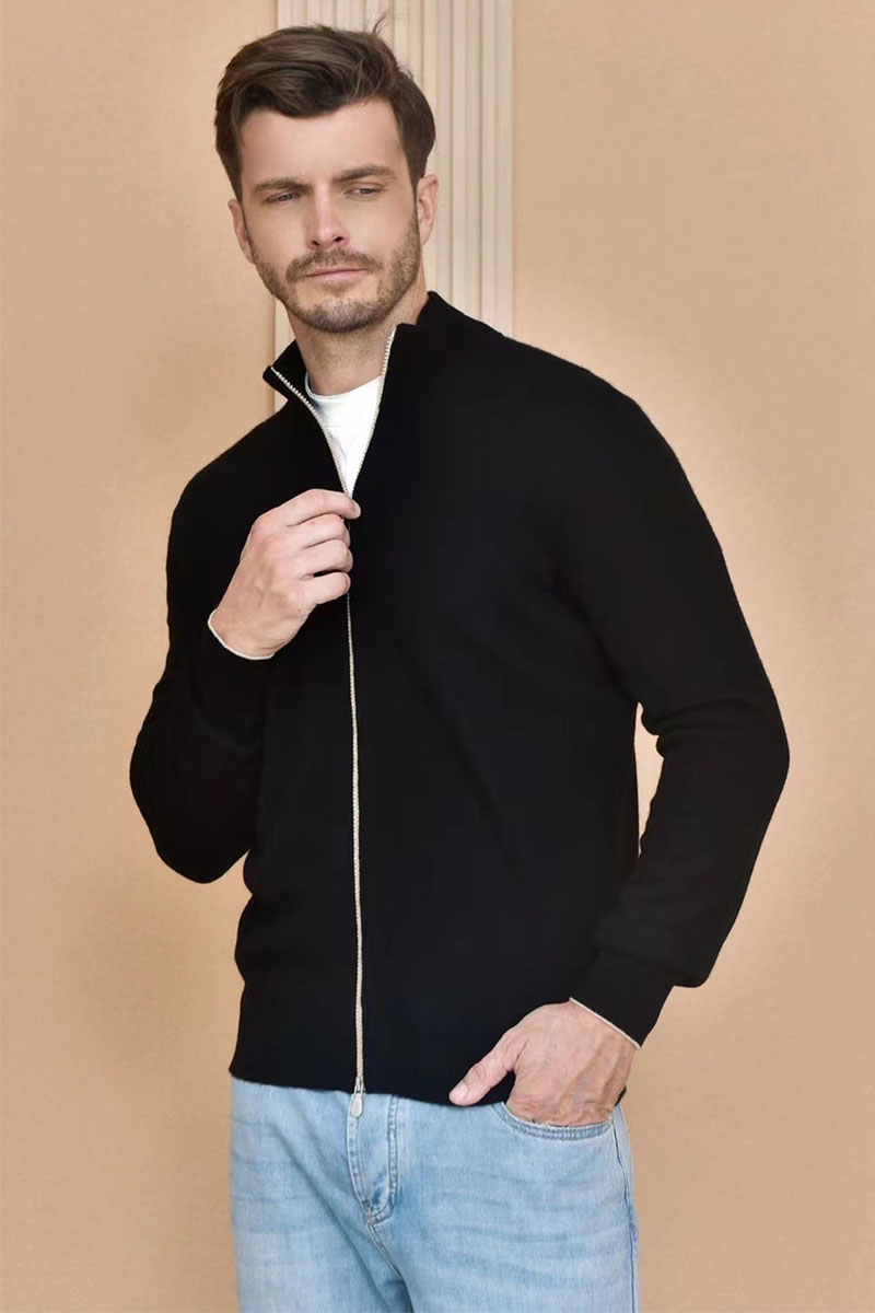 Designer Кашемировый свитер Premium - Black