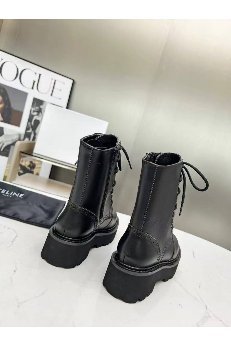 Celine Женские кожаные ботинки 