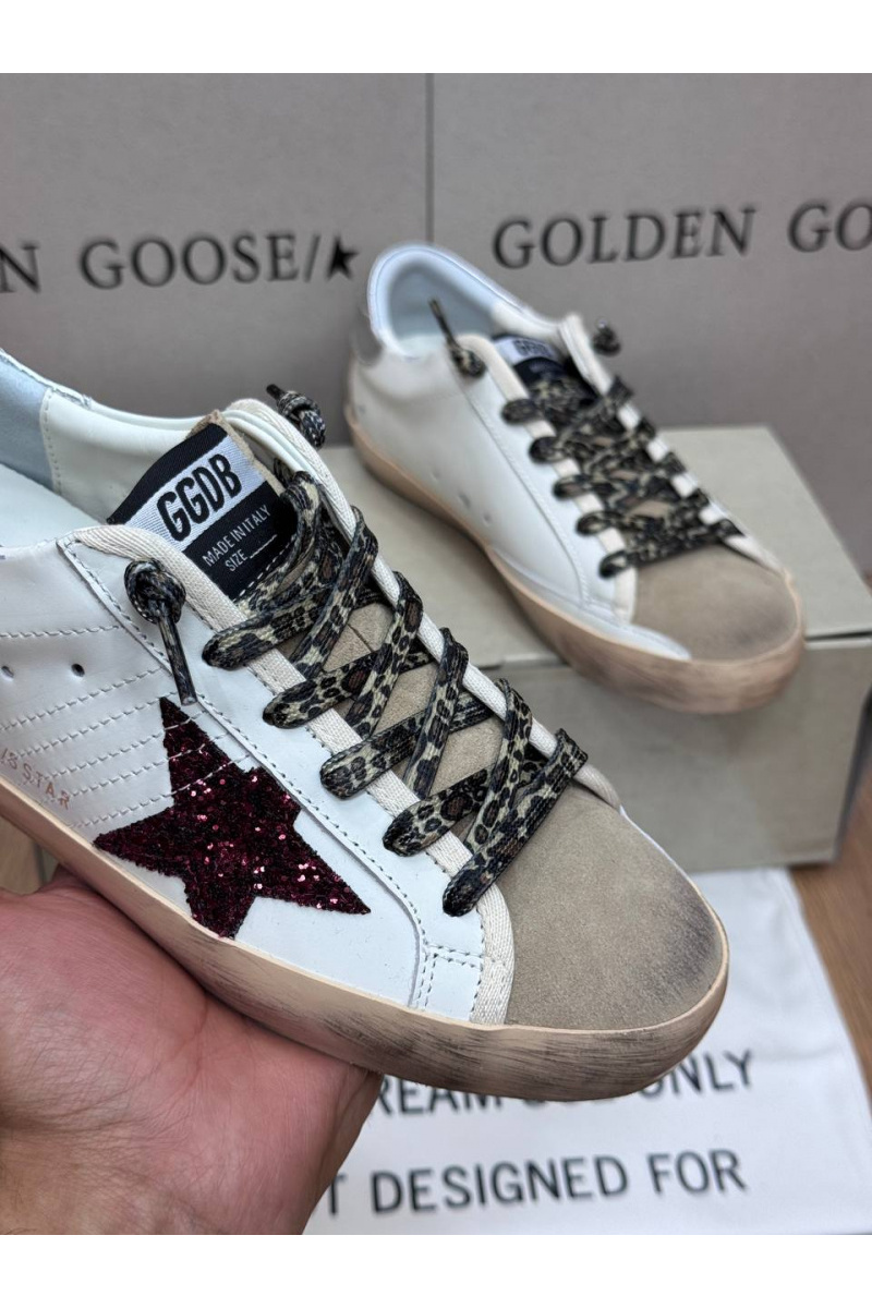 Designer Clothing Женские кожаные кроссовки Golden Goose Ball Star premium