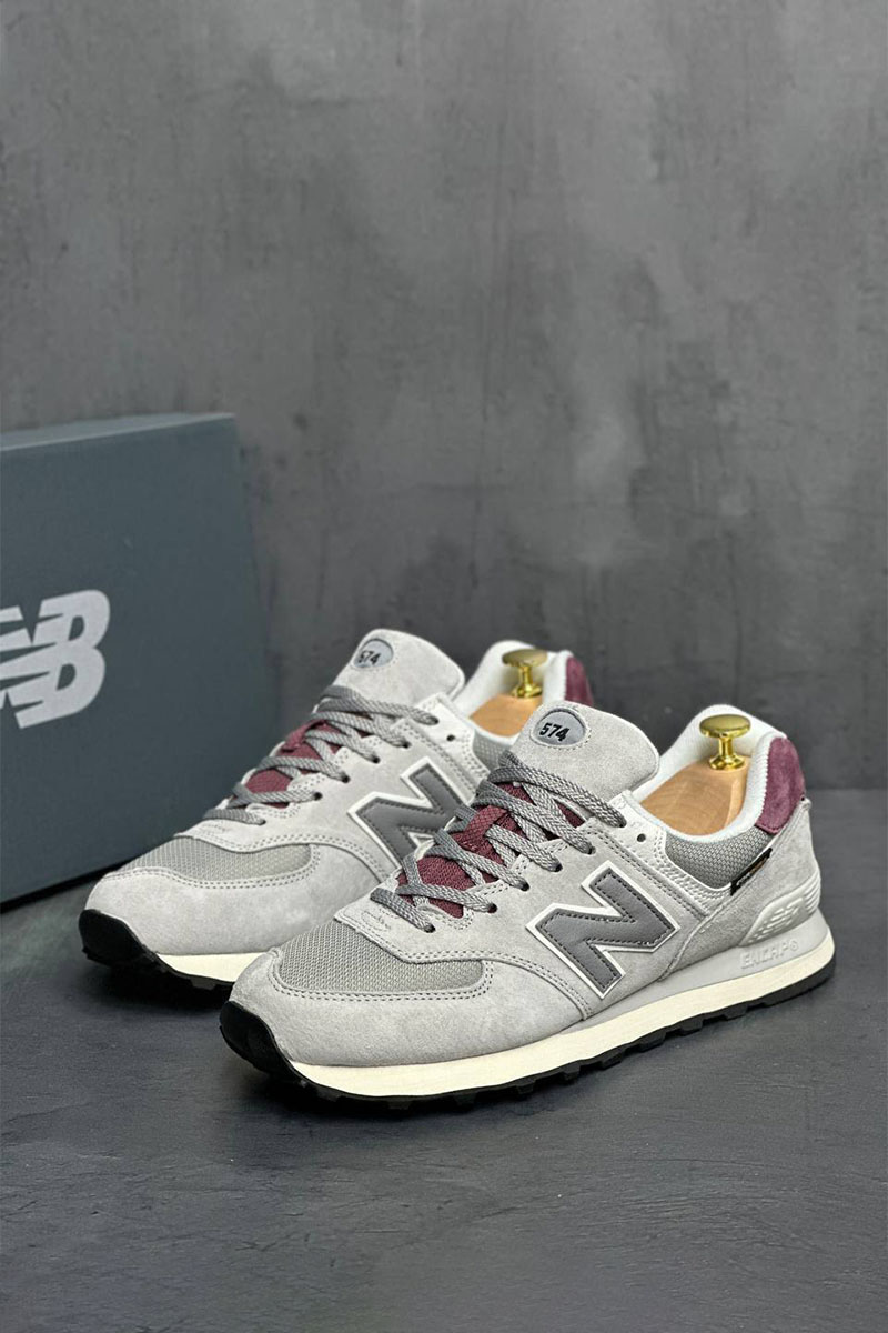New Balance Кроссовки 574 "Arctic Grey Maroon"