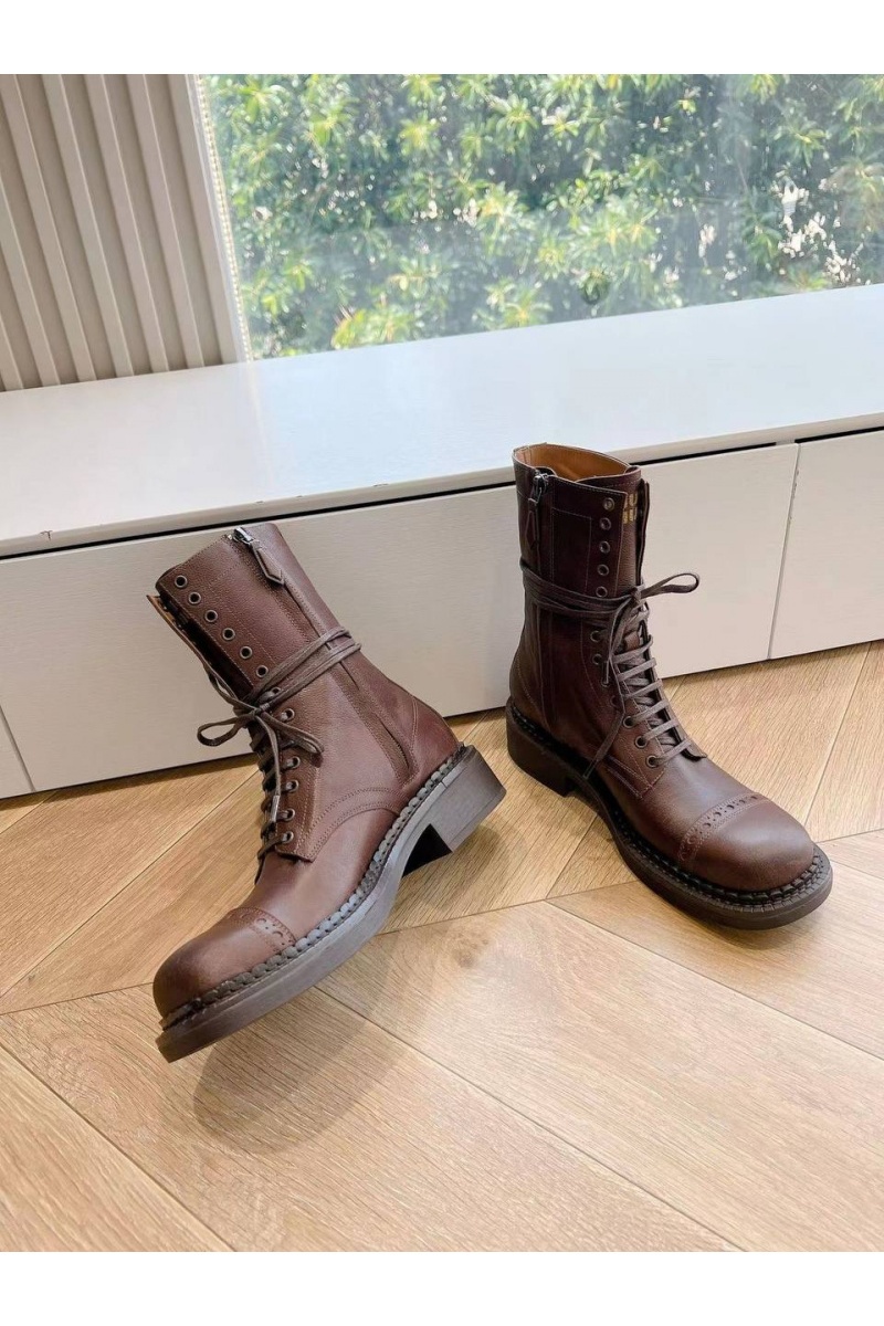 MIU MIU Женские ботинки Premium - Brown