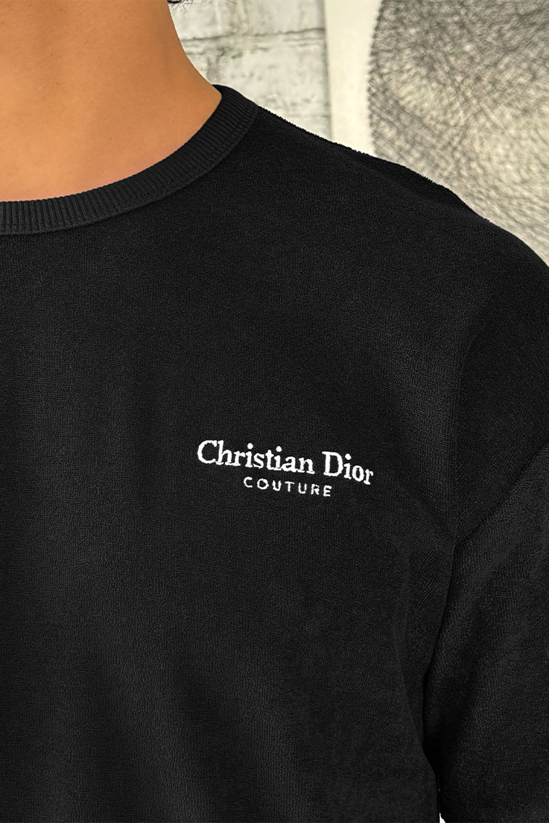 Dior Мужская чёрная футболка