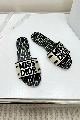 Женские шлёпанцы Dway Premium - Black