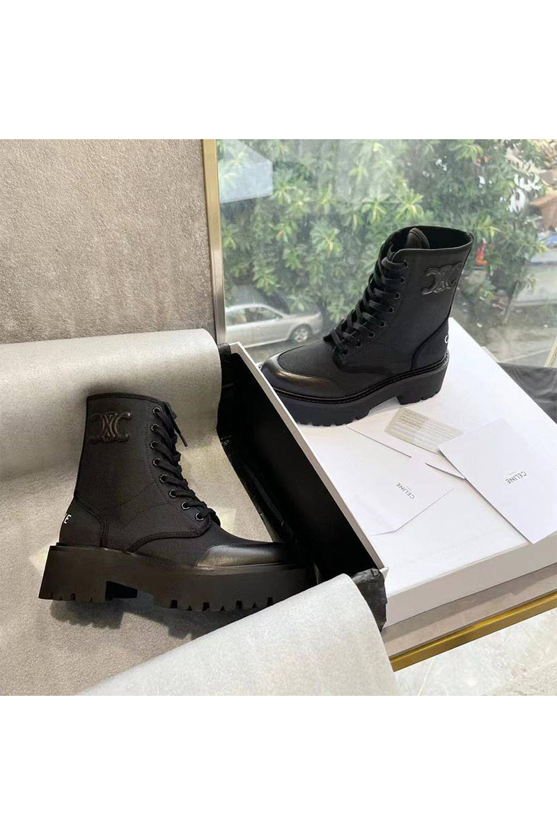 Celine Женские ботинки чёрного цвета