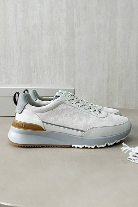 Замшевые кроссовки Premium - White