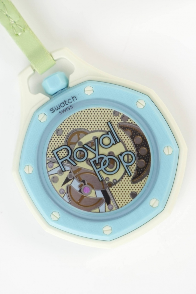 Designer Clothing Часы Audemars Piguet x Swatch "Royal Pop" Blaue Acht premium