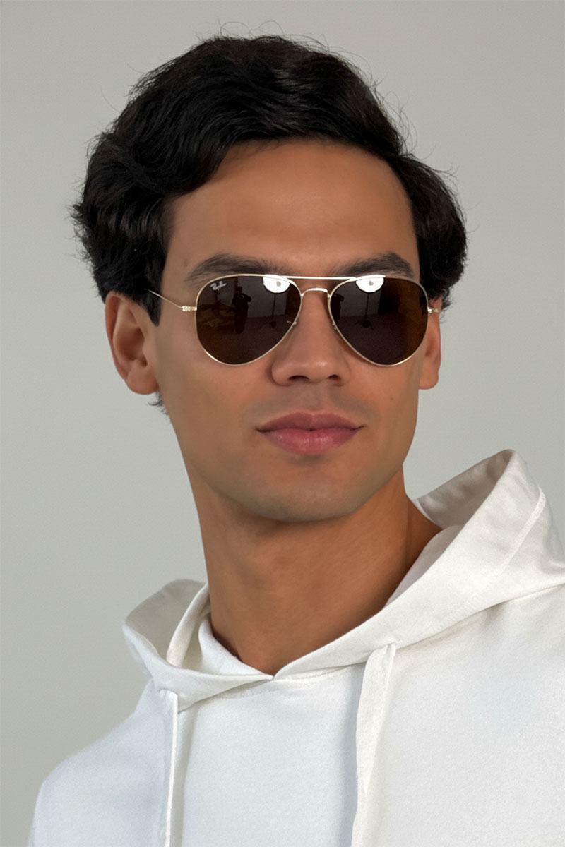 Ray Ban Солнцезащитные очки Aviator Large Metal
