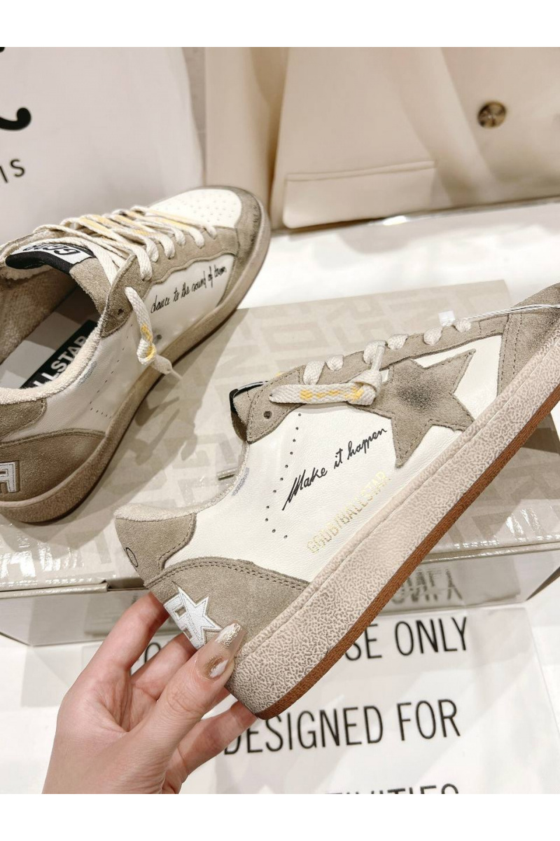 Designer Clothing Женские кожаные кроссовки Golden Goose Ball Star premium