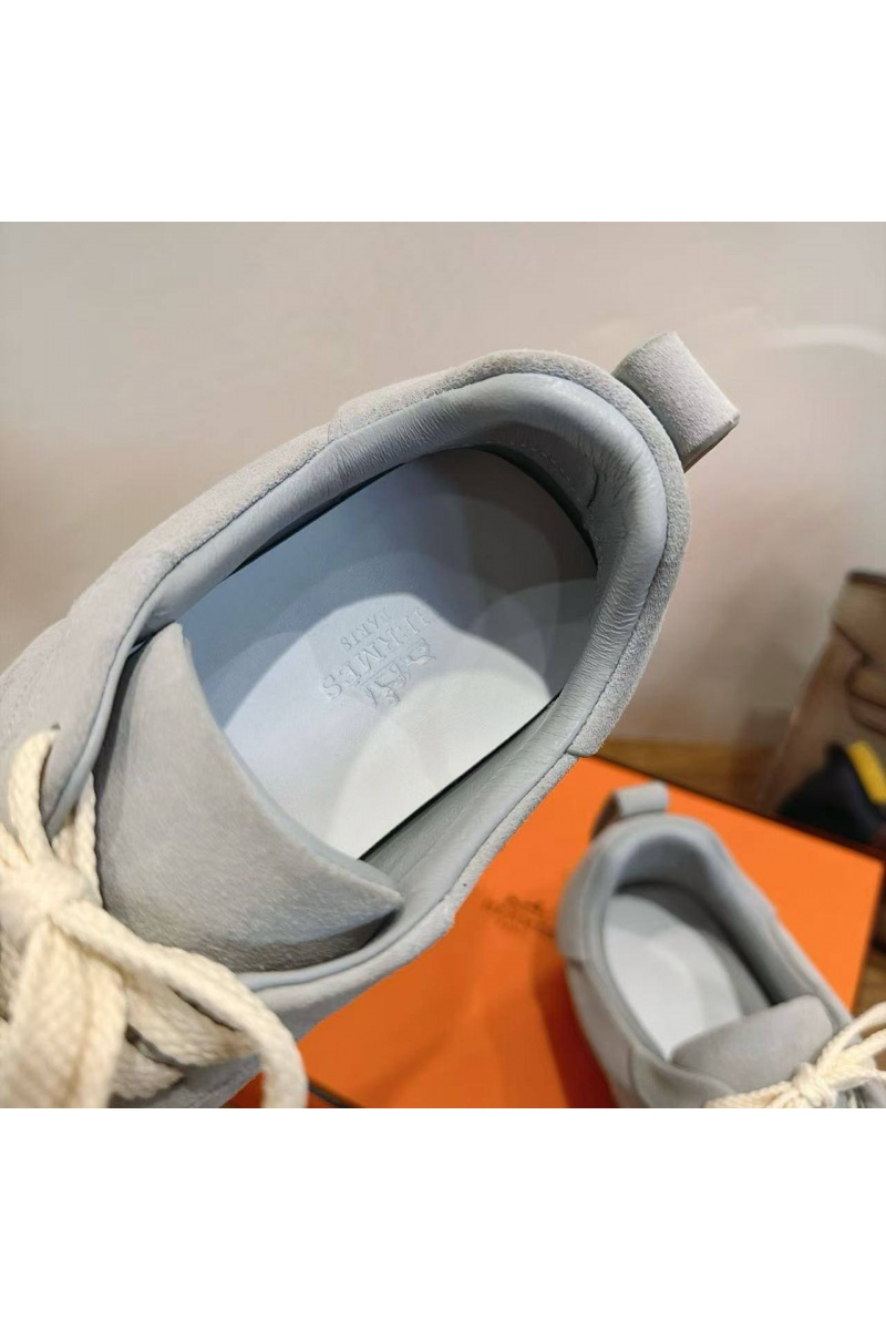 Hermes Женские замшевые кроссовки Master Tenis Master premium