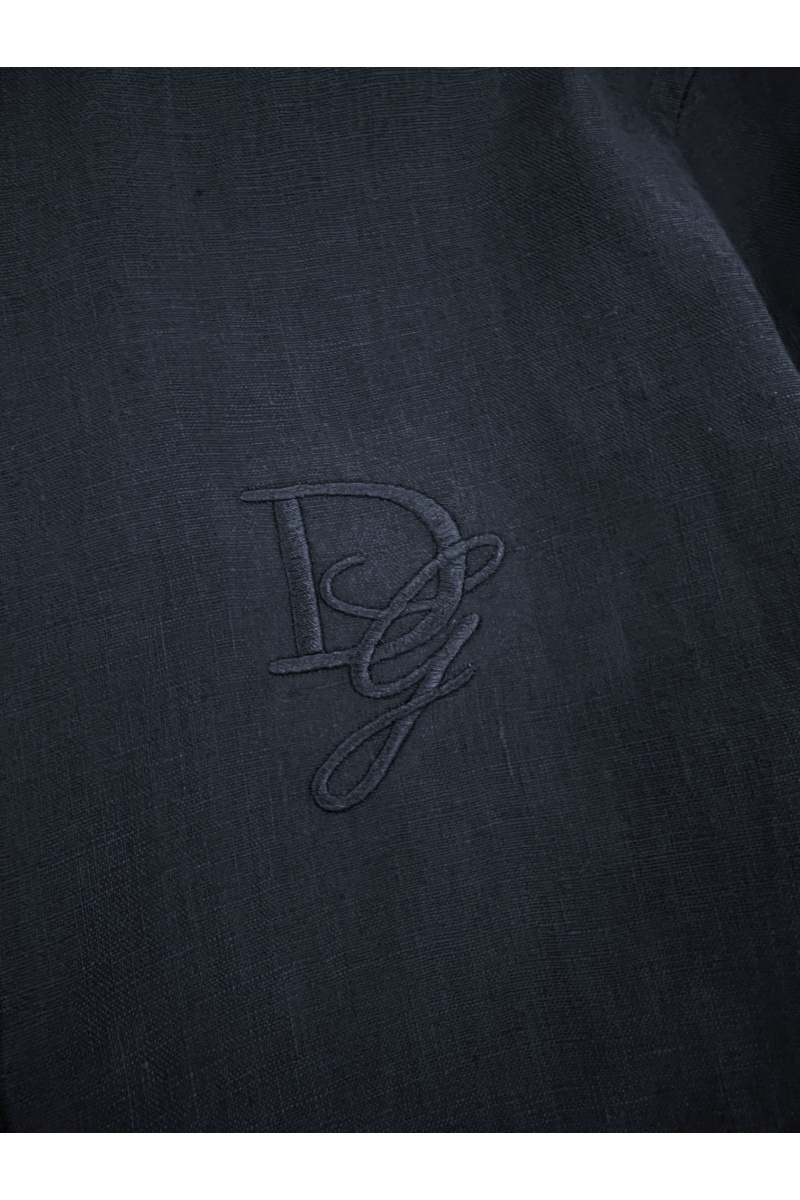 Dоlсе & Gаbbаnа Льняная рубашка Premium - Navy