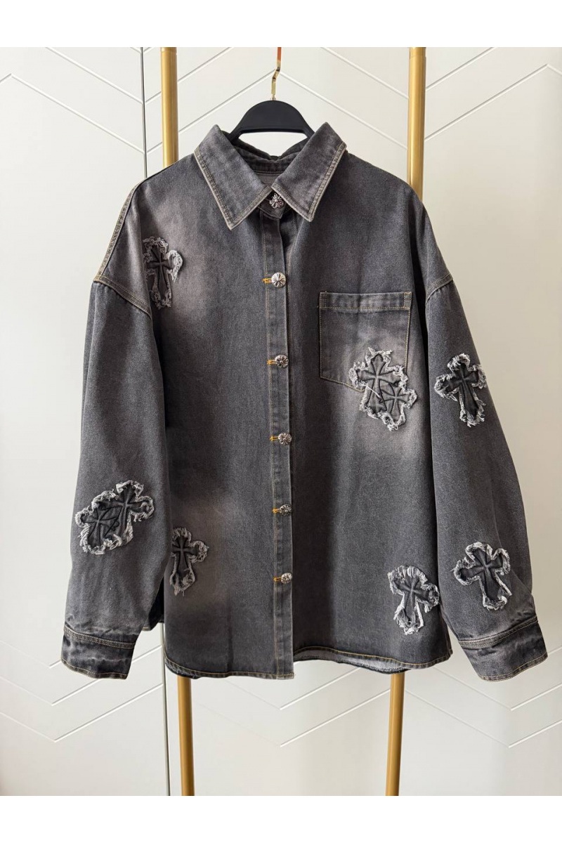 Chrome Hearts Женская джинсовая куртка premium