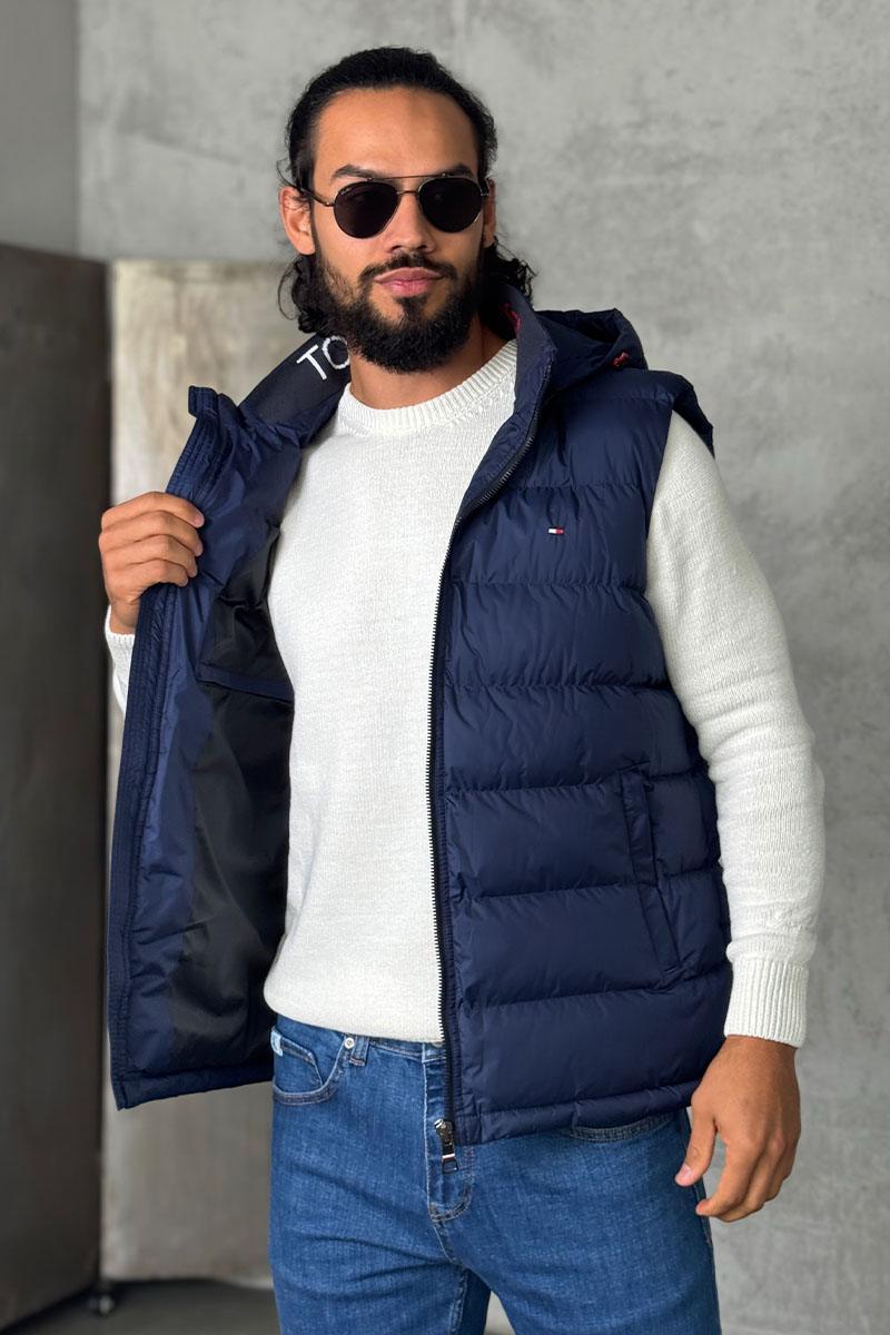 Tommy Hilfiger Мужской синий жилет 