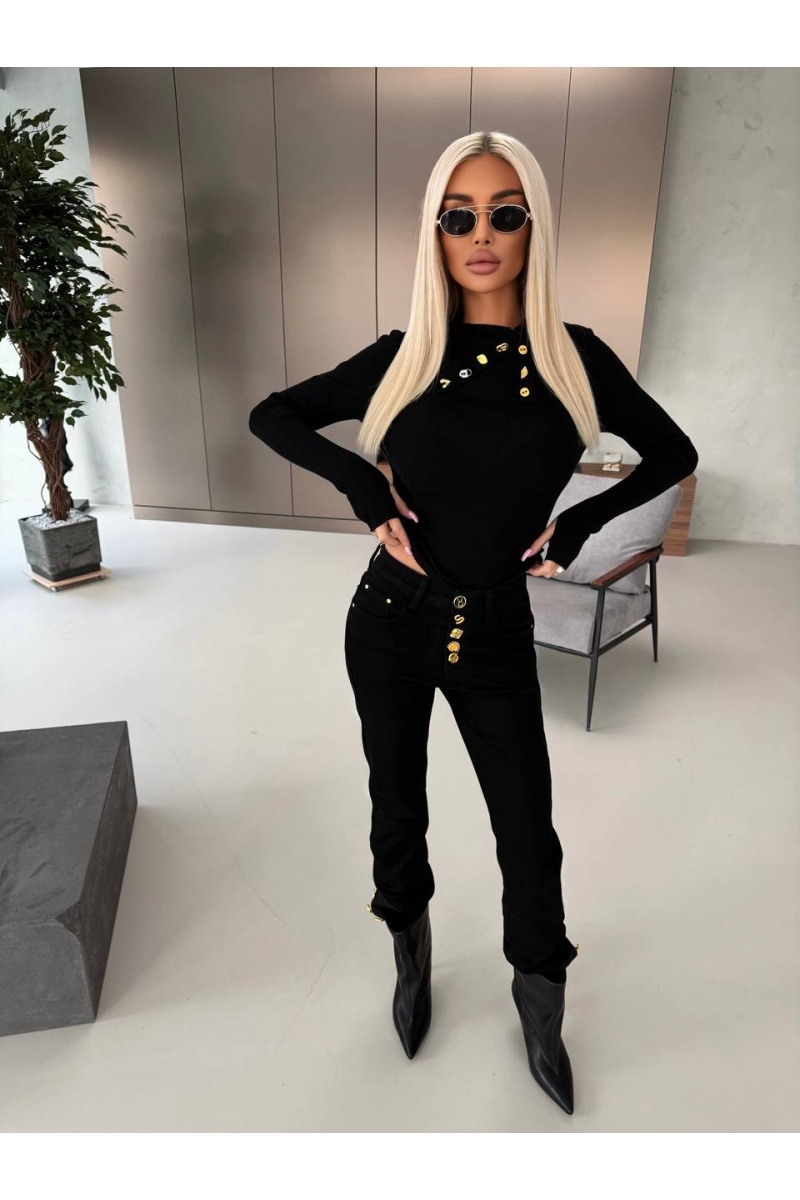 Schiaparelli Женский трикотажный лонгслив premium - Black