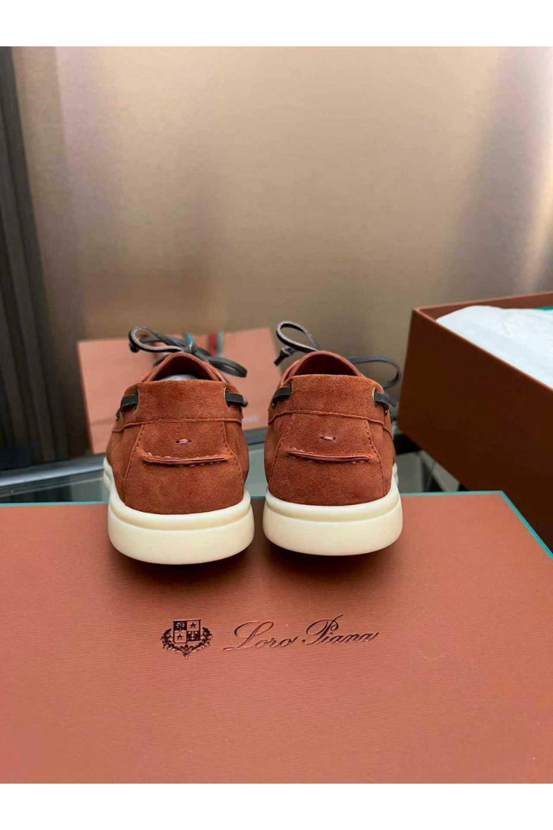 Loro Piana Женские замшевые лоферы premium