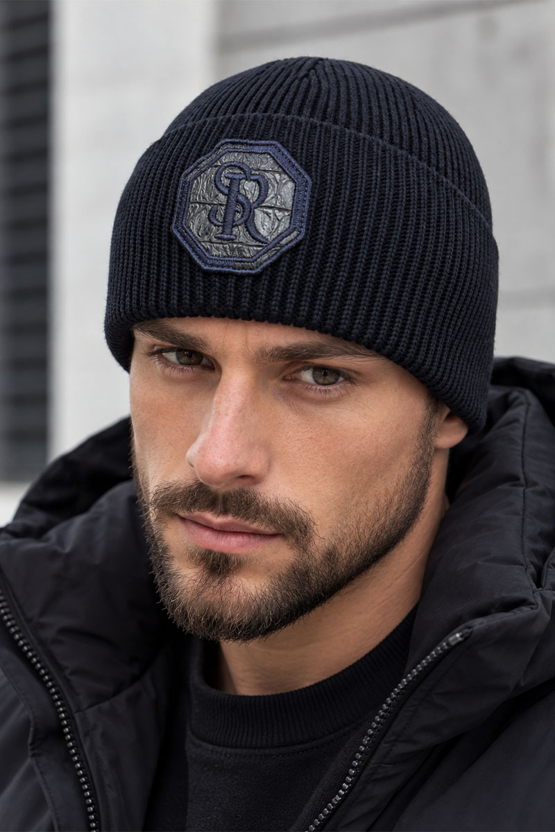 Stеfаnо Riссi Шапка logo-embroidered - Navy
