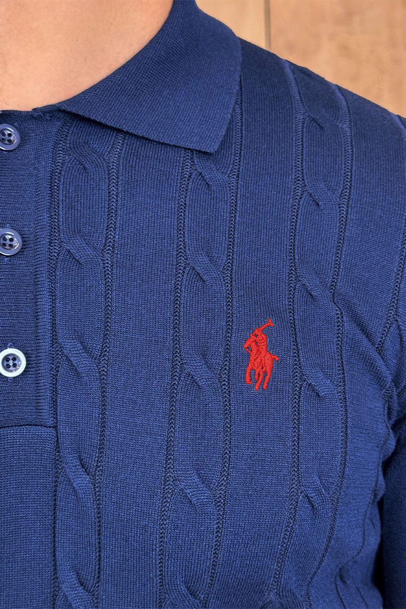 Polo Ralph Lauren Мужское тёмно-синее поло