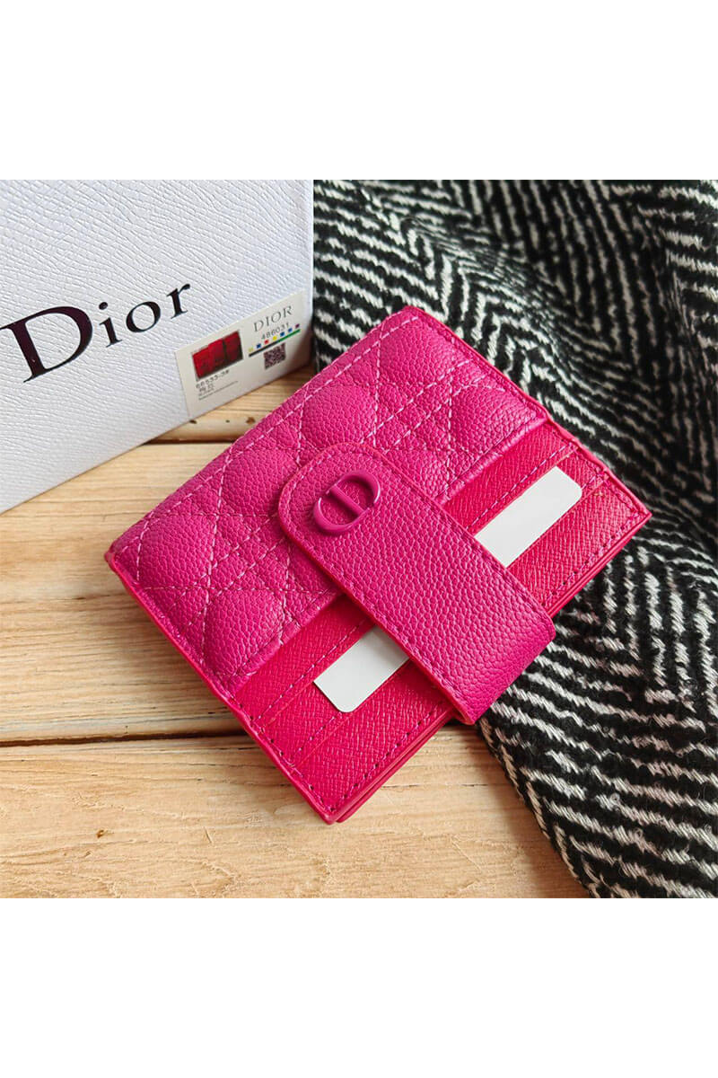 Dior Кожаный кошелёк 12x10 см (5 расцветок)