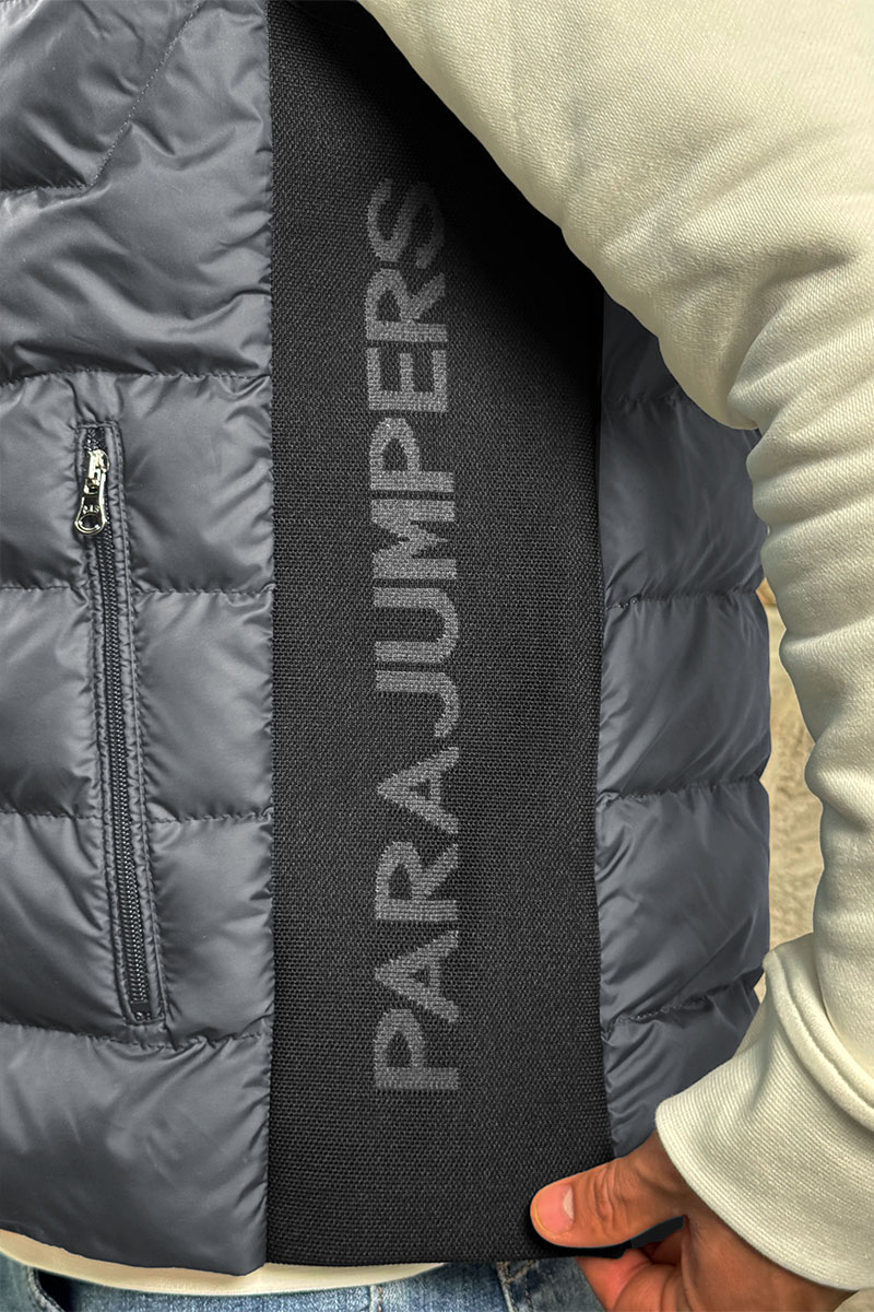 Designer Clothing Мужской серый жилет Parajumpers