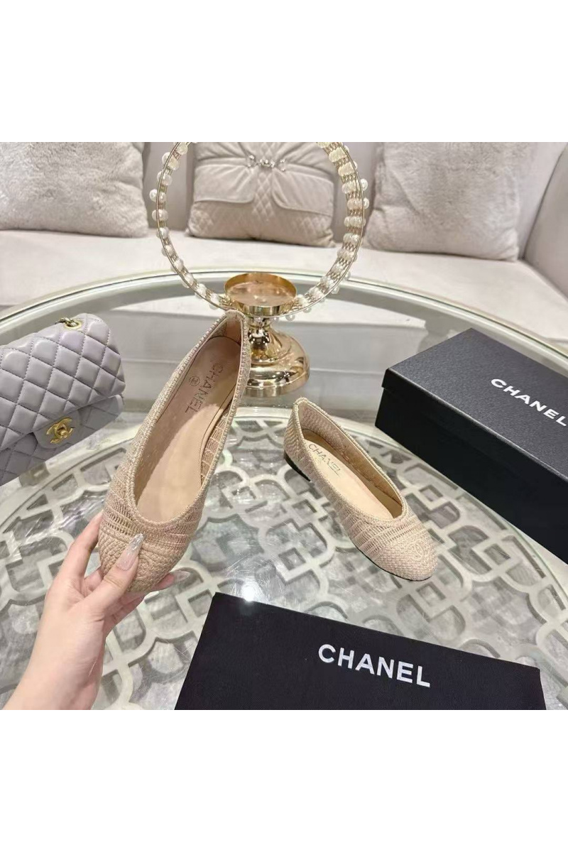 Chаnеl Женские балетки Premium - Beige