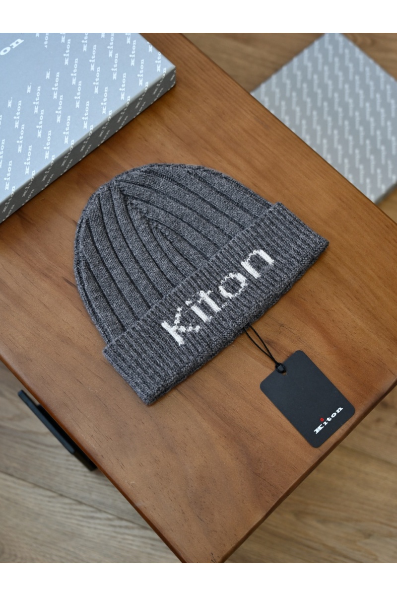 Kiton Кашемировая шапка premium - Grey