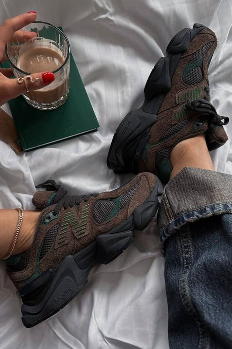 New Balance Кроссовки 9060 - Brown / Dark Green