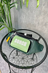 Кожаная сумка на пояс Coach Track - Green