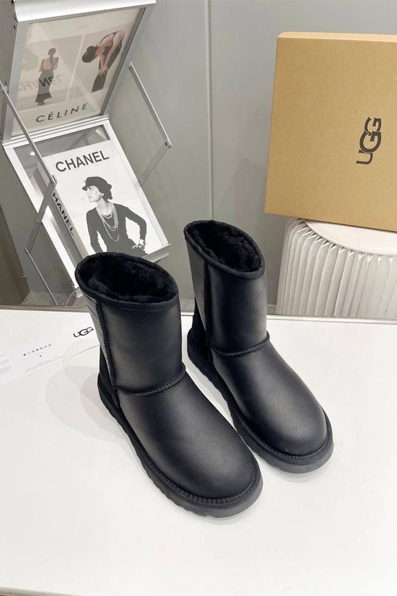 UGG Мужские чёрные ботинки Classic