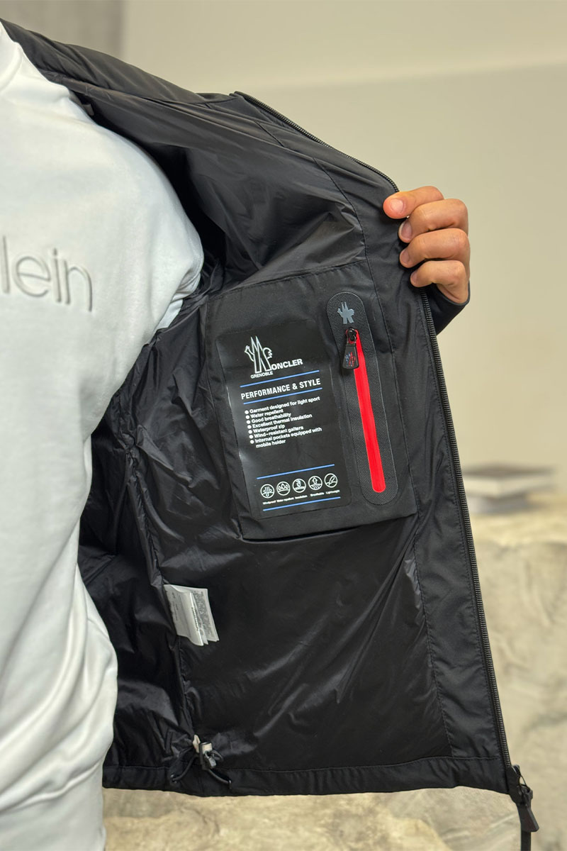 Moncler Мужской пуховик Grenoble - Black 