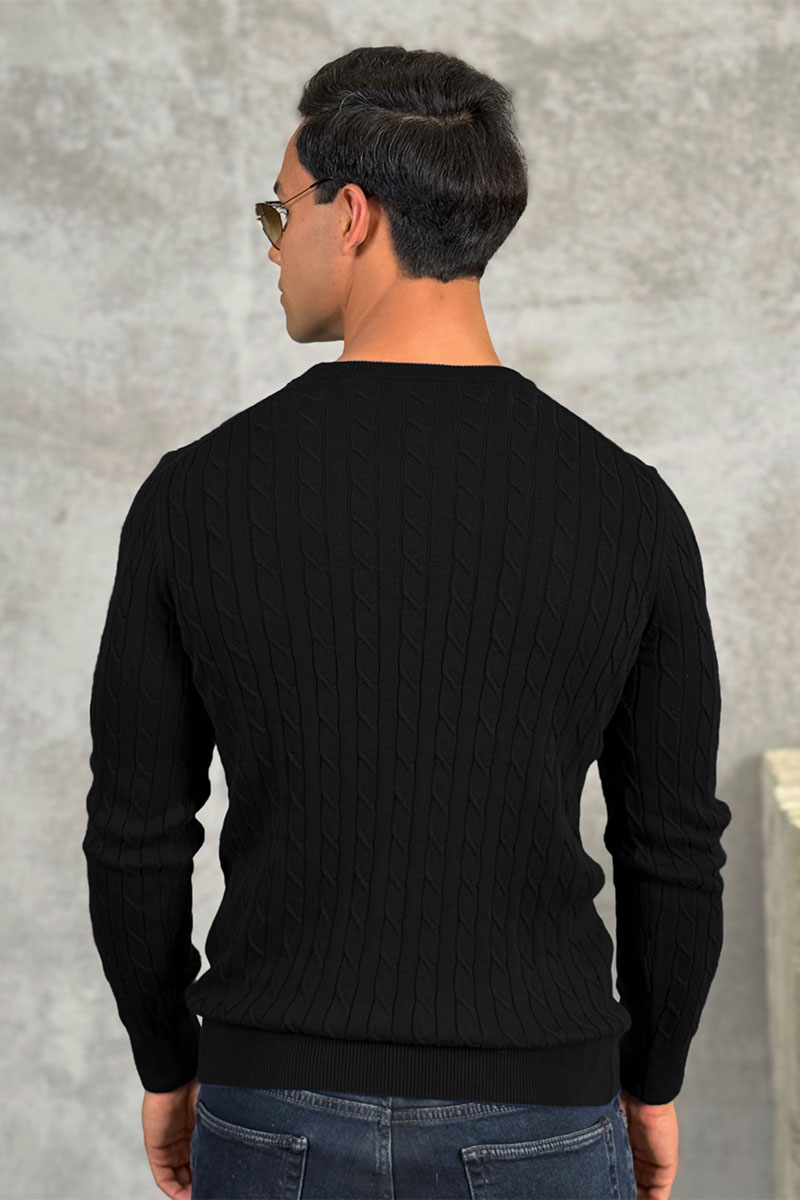 Polo Ralph Lauren Мужской джемпер cable-knit - Black