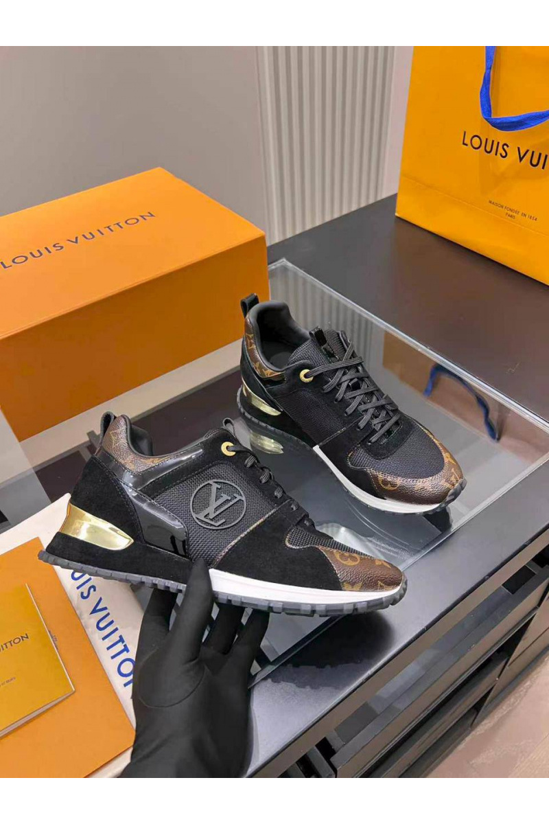 Lоuis Vuittоn Женские кожаные кроссовки Neo Run Away premium