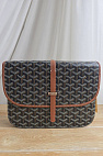 Кожаная сумка Goyard Belvedere MM 27x21 см