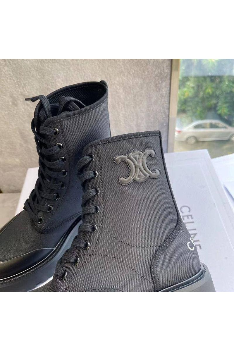 Celine Женские ботинки чёрного цвета premium