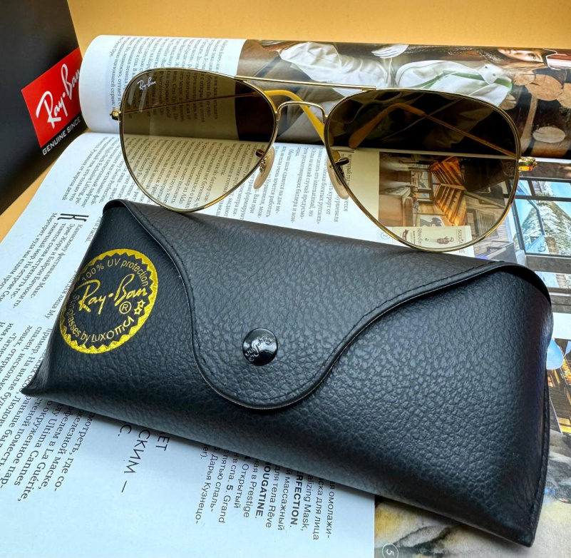 Ray Ban Солнцезащитные очки Aviator Large Metal