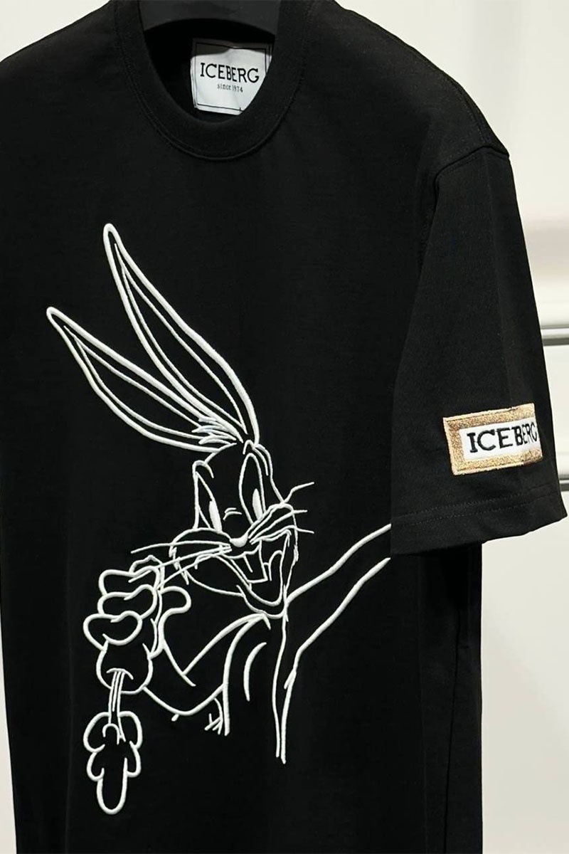 Iceberg Мужская чёрная футболка Looney Tunes