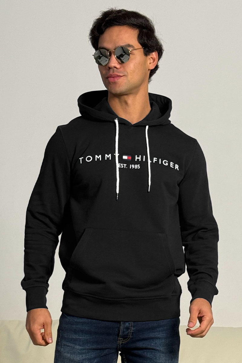 Tommy Hilfiger Мужское чёрное худи