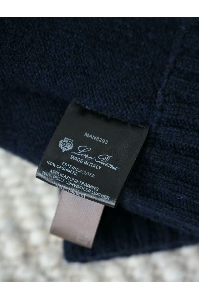 Loro Piana Кашемировые перчатки premium - Dark Blue