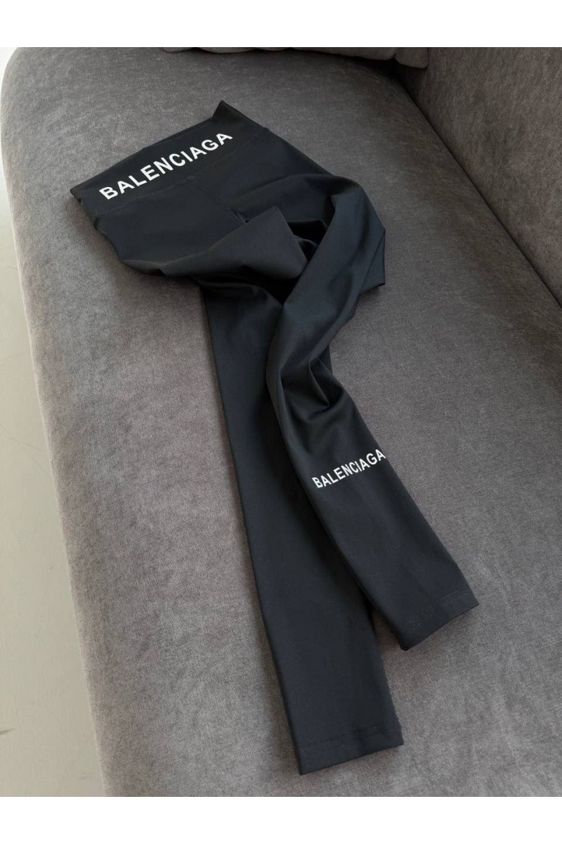Balenciaga Женские черные леггинсы premium