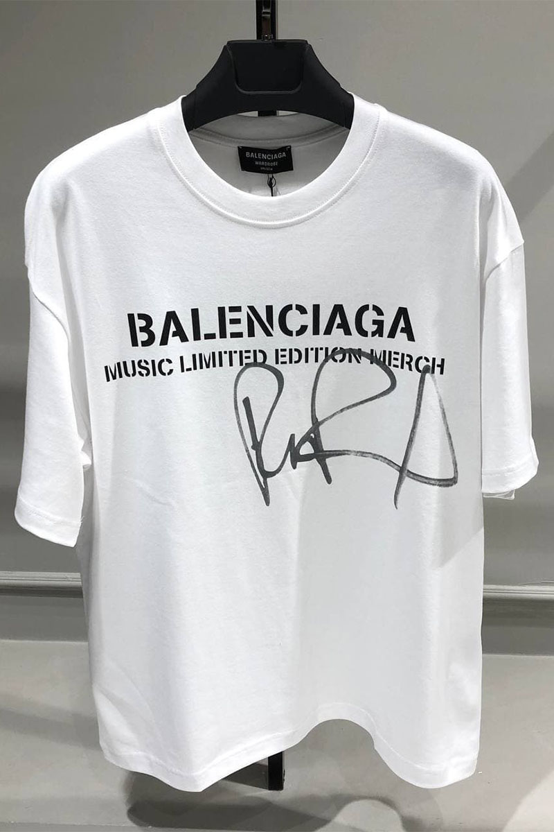 Balenciaga Белая оверсайз футболка Limited Edition