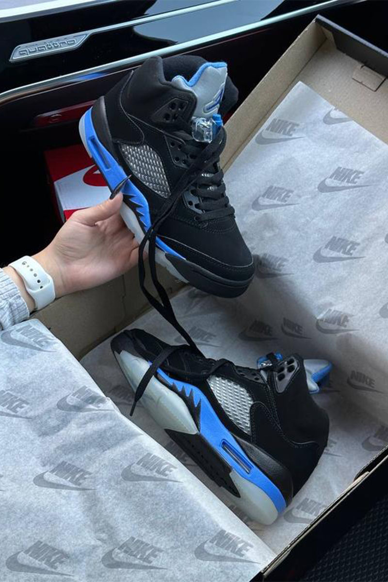 Nike Кроссовки AJ5 Retro - Black / Blue