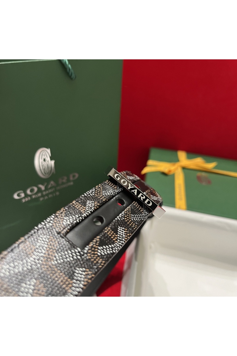Designer Clothing Кожаный ремень Goyard Florida Goyardine premium 