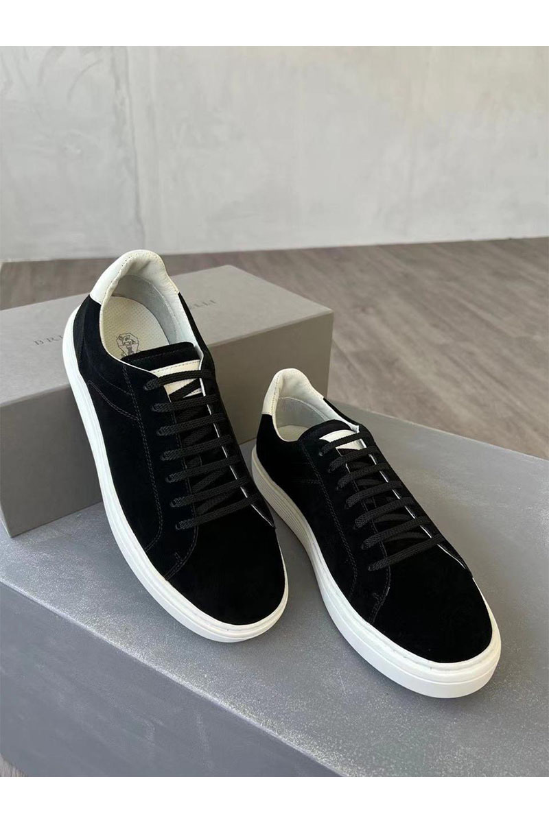 Designer Чёрные замшевые кроссовки  