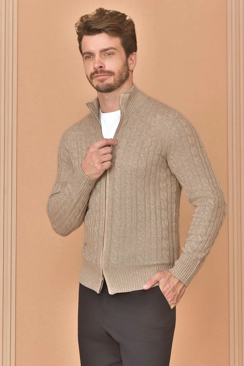 Loro Piana Кашемировый свитер Premium zip-up - Beige