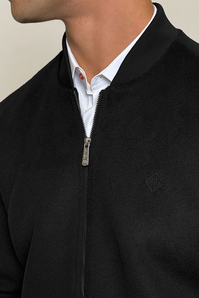 Loro Piana Мужской бомбер чёрного цвета