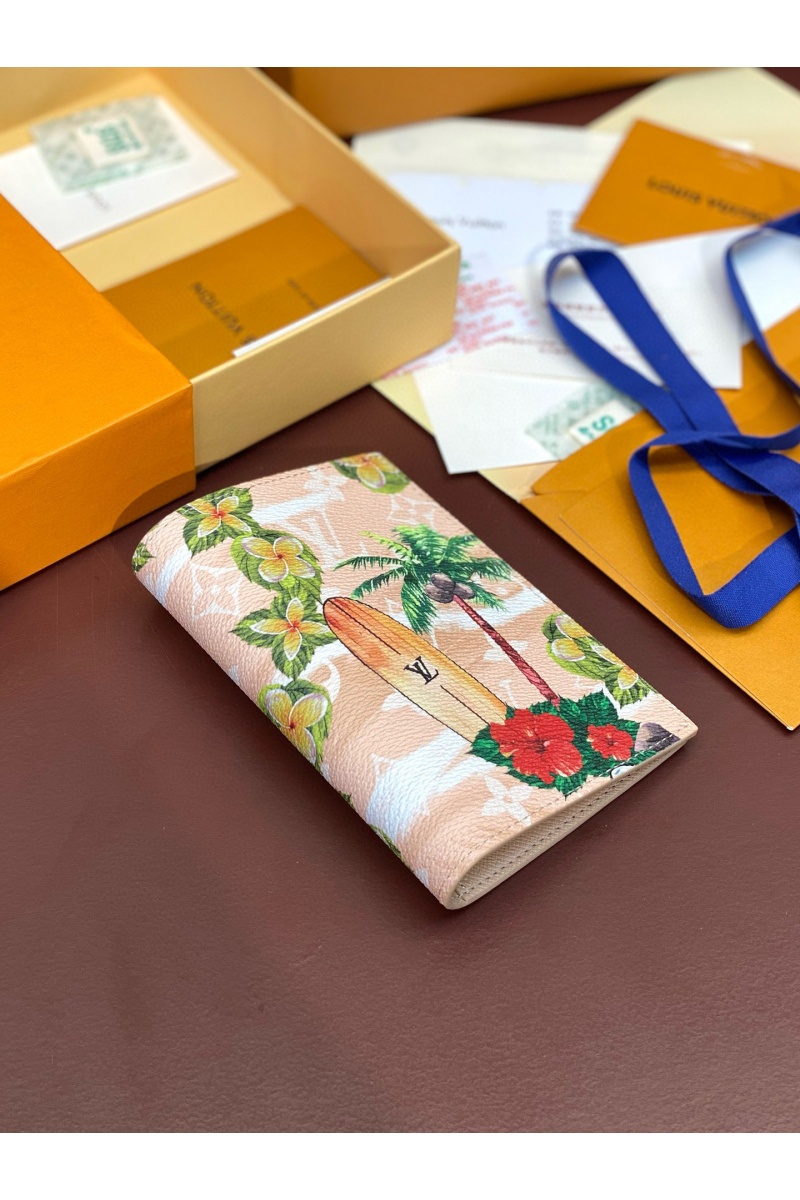 Lоuis Vuittоn Кожаная обложка для паспорта Premium 10x14x2.5 см